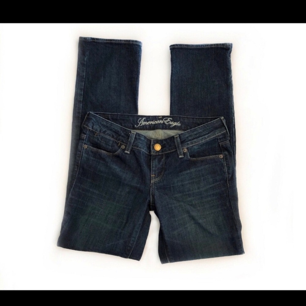 NEW American Eagle AEO 77 Straight Leg Jeans SZ 14
